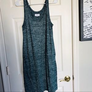 Lou & Grey tank top sweatshirt dress